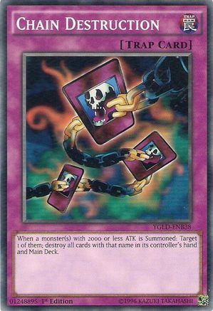 Chain Destruction (YGLD-ENB38) - King of Games: Yugi's Legendary Decks Unlimited