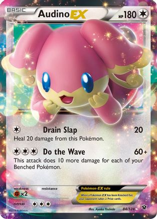 Audino EX 84/124 - XY Fates Collide Holofoil