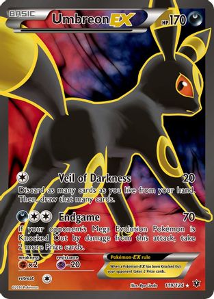 Umbreon EX (Full Art) 119/124 - XY Fates Collide Holofoil