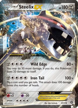 Steelix EX 67/114 - XY Steam Siege Holofoil