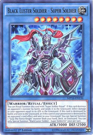 Black Luster Soldier - Super Soldier (MP16-EN136) - 2016 Mega-Tins Mega Pack Unlimited