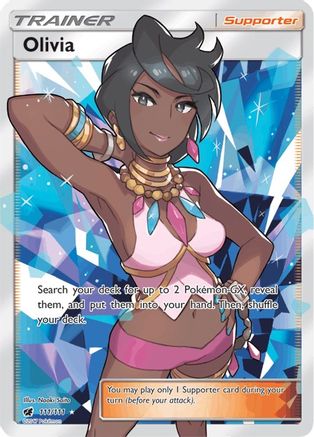 Olivia (Full Art) 111/111 - SM Crimson Invasion Holofoil