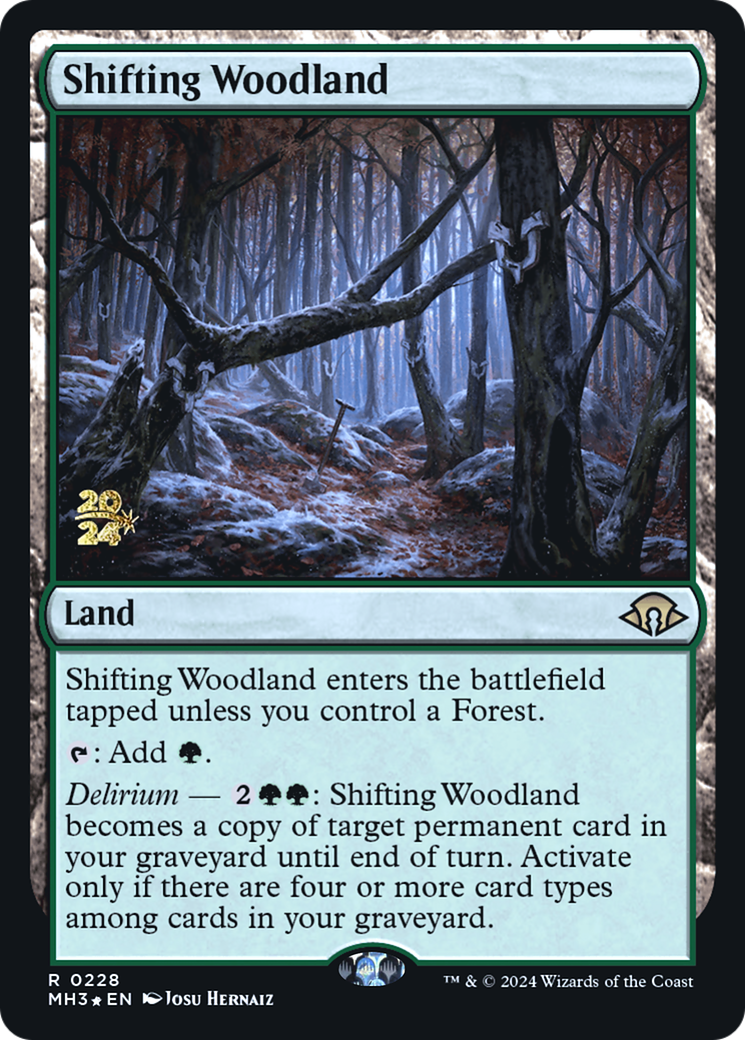 Shifting Woodland (PRE-228) - Modern Horizons 3 Promos Foil