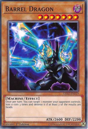 Barrel Dragon (LED2-EN019) - Legendary Duelists: Ancient Millennium 1st Edition