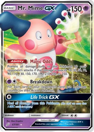 Mr. Mime GX 67/181 - SM Team Up Holofoil