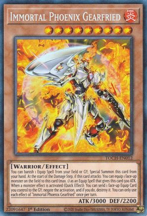 Immortal Phoenix Gearfried (CR) (TOCH-EN012) - Toon Chaos Unlimited
