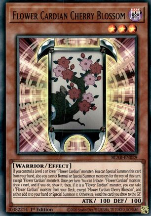 Flower Cardian Cherry Blossom (BLAR-EN029) - Battles of Legend: Armageddon 1st Edition