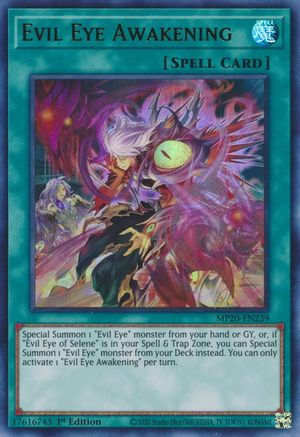 Evil Eye Awakening (MP20-EN239) - 2020 Tin of Lost Memories 1st Edition