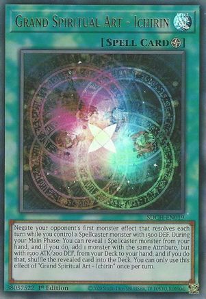 Grand Spiritual Art - Ichirin (SDCH-EN019) - Structure Deck: Spirit Charmers 1st Edition