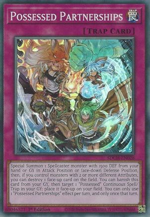 Possessed Partnerships (SDCH-EN028) - Structure Deck: Spirit Charmers 1st Edition
