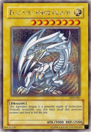 Blue-Eyes White Dragon (Dark Duel Stories) (DDS-001) - Yu-Gi-Oh! Video Game Promotional Cards Unlimited