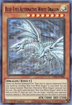 Blue-Eyes Alternative White Dragon (Purple) (LDS2-EN008) - Legendary Duelists: Season 2 1st Edition