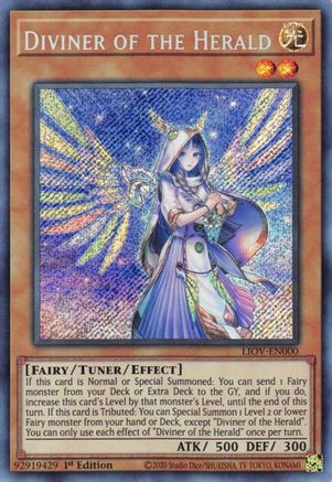 Diviner of the Herald (LIOV-EN000) - Lightning Overdrive 1st Edition