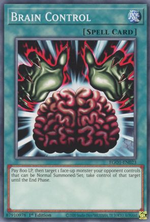 Brain Control (EGO1-EN023) - Egyptian God Deck: Obelisk the Tormentor 1st Edition