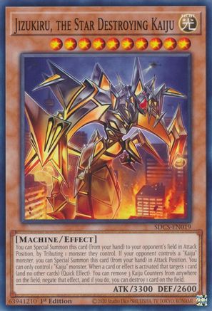 Jizukiru, the Star Destroying Kaiju (SDCS-EN019) - Structure Deck: Cyber Strike Unlimited