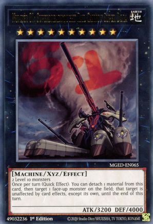 Number 81: Superdreadnought Rail Cannon Super Dora (MGED-EN065) - Maximum Gold: El Dorado 1st Edition