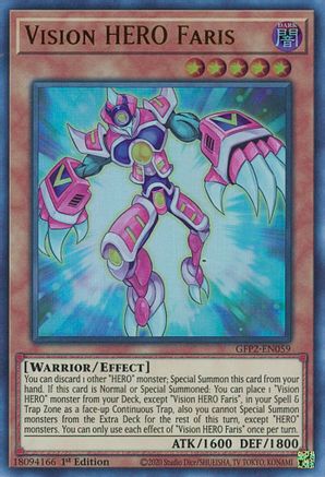 Vision HERO Faris (GFP2-EN059) - Ghosts From the Past: The 2nd Haunting 1st Edition