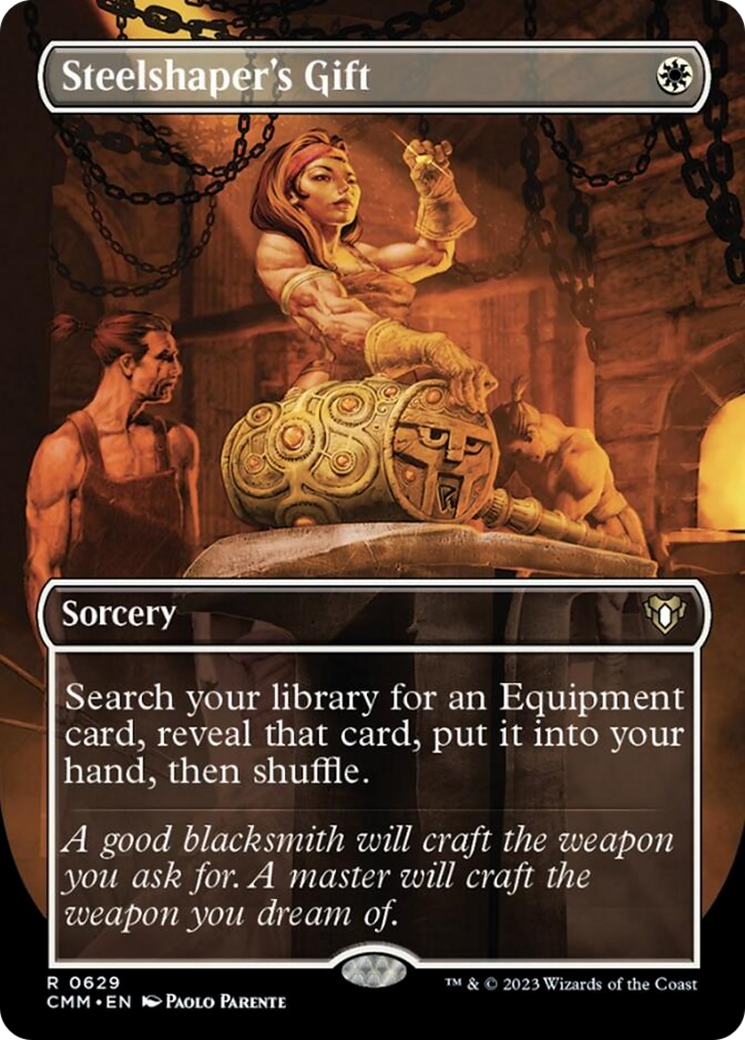 Steelshaper's Gift (CMM-629) - Commander Masters (Borderless)