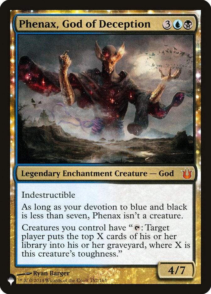 Phenax, God of Deception (LIST-BNG-152) - The List: (enchantment)