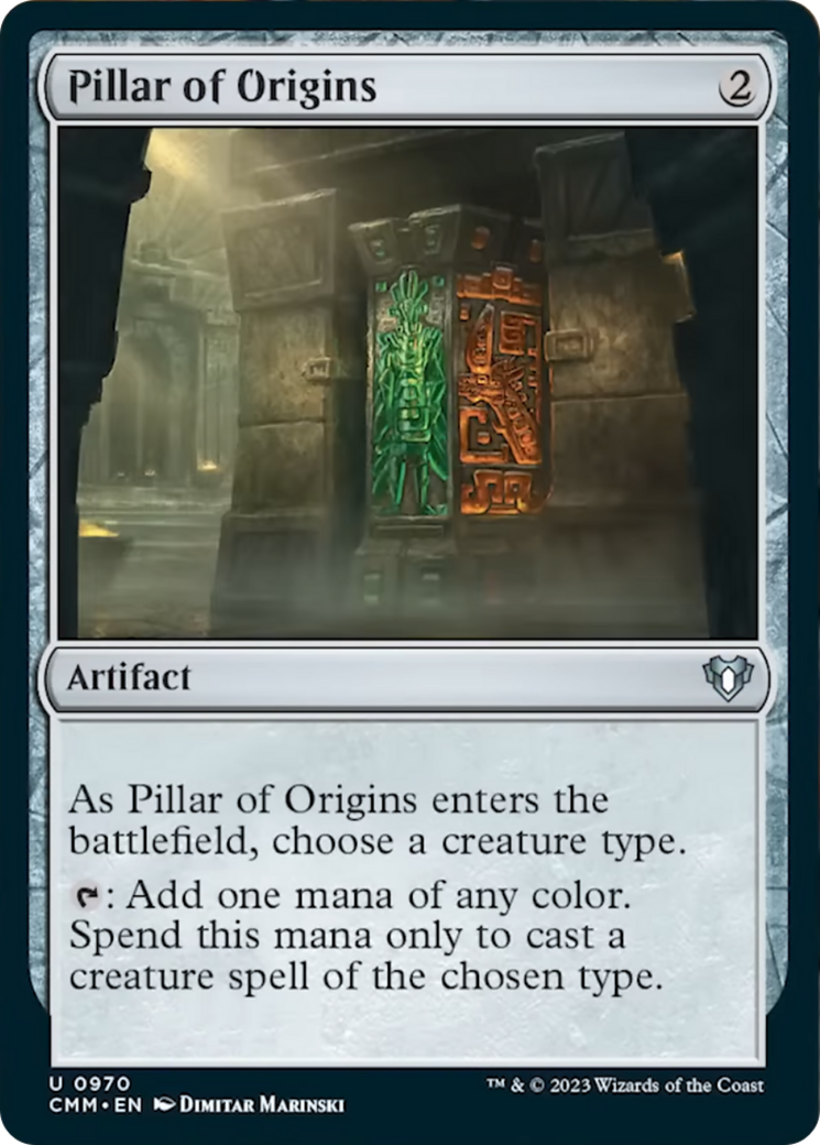 Pillar of Origins (CMM-970) - Commander Masters