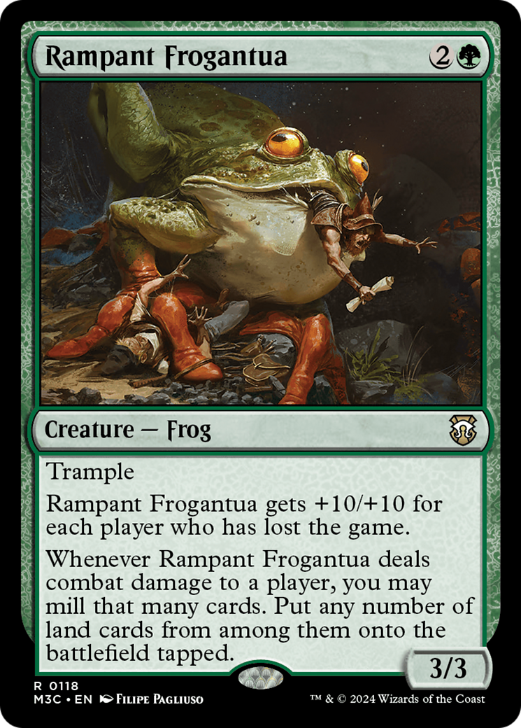 Rampant Frogantua (M3C-118) - Modern Horizons 3 Commander