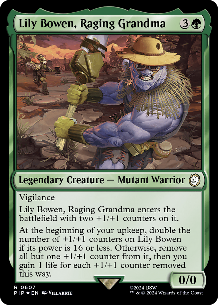 Lily Bowen, Raging Grandma (PIP-607) - Fallout Foil