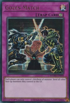 Gozen Match (MAMA-EN098) - Magnificent Mavens 1st Edition