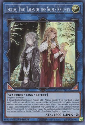 Isolde, Two Tales of the Noble Knights (AMDE-EN052) - Amazing Defenders 1st Edition