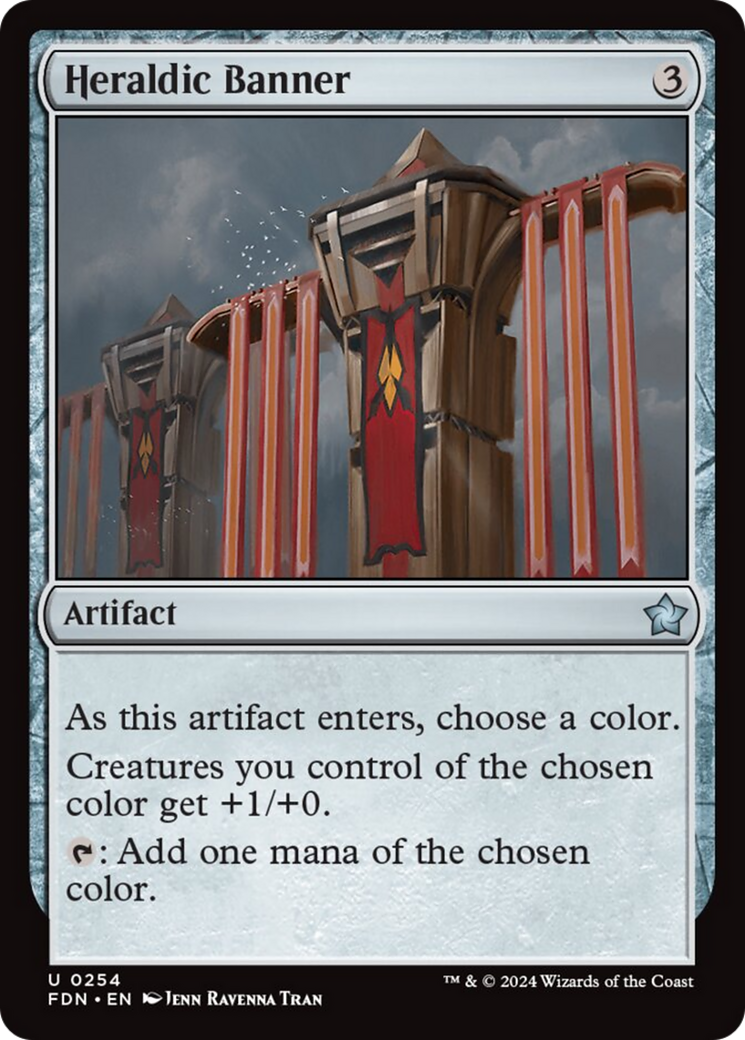 Heraldic Banner (FDN-254) - Foundations