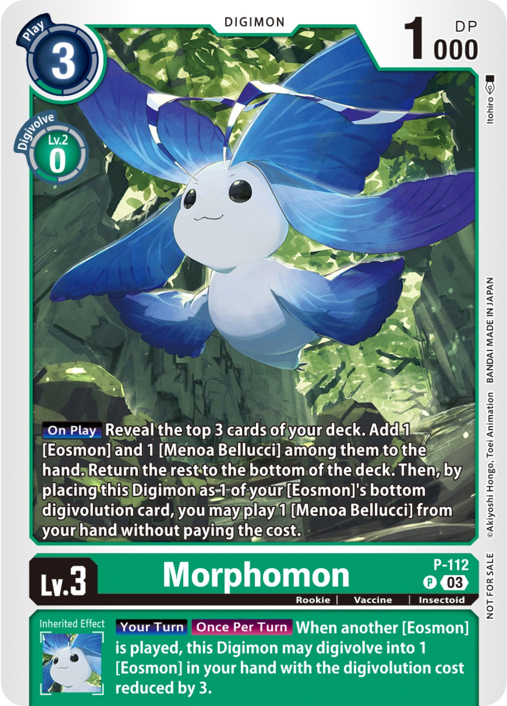 Morphomon [P-112] (3rd Anniversary Survey Pack) [Promotional Cards] – Black  Rose Hobbies