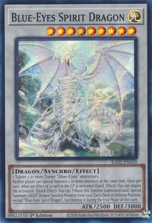 Blue-Eyes Spirit Dragon (RA02-EN030) - 25th Anniversary Rarity Collection II 1st Edition