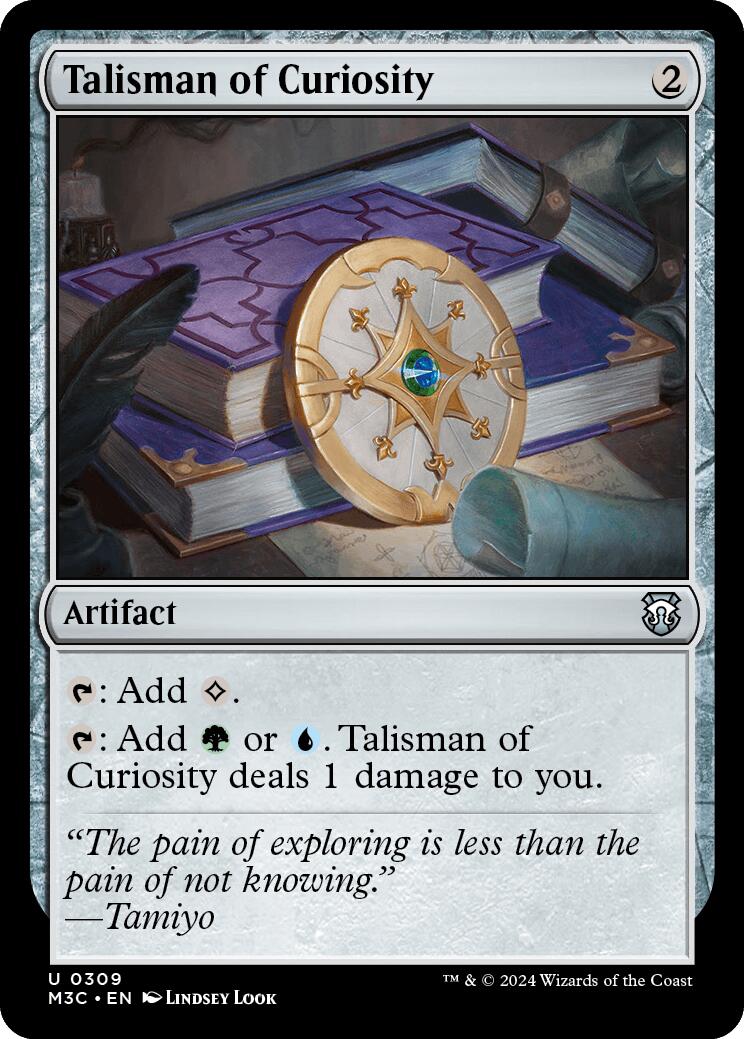 Talisman of Curiosity (M3C-309) - Modern Horizons 3 Commander