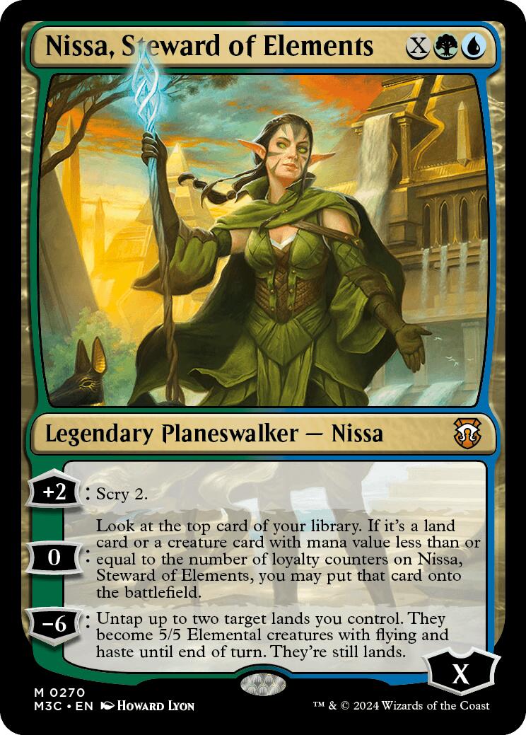 Nissa, Steward of Elements (M3C-270) - Modern Horizons 3 Commander