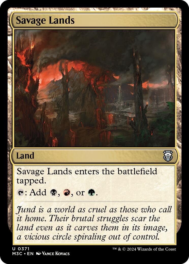 Savage Lands (M3C-371) - Modern Horizons 3 Commander