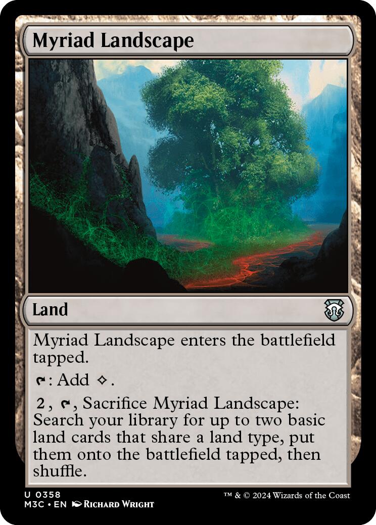 Myriad Landscape (M3C-358) - Modern Horizons 3 Commander
