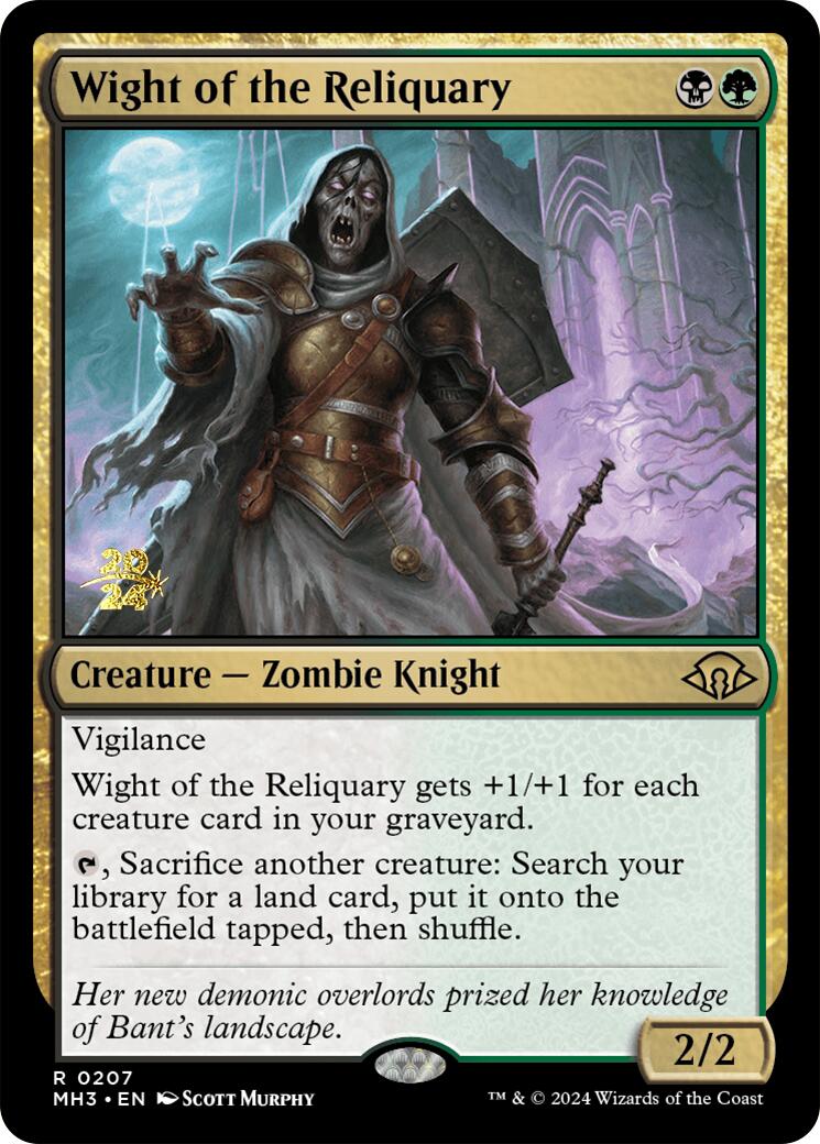 Wight of the Reliquary (PRE-207) - Modern Horizons 3 Promos Foil