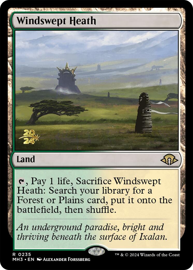 Windswept Heath (PRE-235) - Modern Horizons 3 Promos Foil