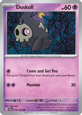 Duskull - 018/064 18 - SV Shrouded Fable