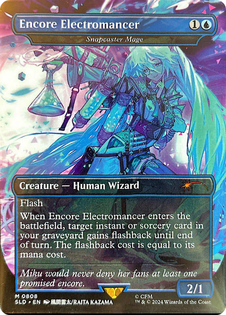 Snapcaster Mage (SLD-808) - Secret Lair Drop / Encore Electromancer