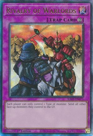 Rivalry of Warlords (PUR) (RA03-EN075) - Quarter Century Bonanza 1st Edition