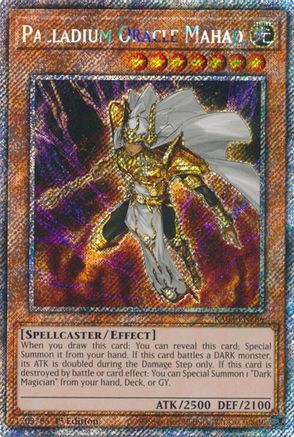 Palladium Oracle Mahad (Platinum Secret Rare) (RA03-EN266) - Quarter Century Bonanza 1st Edition