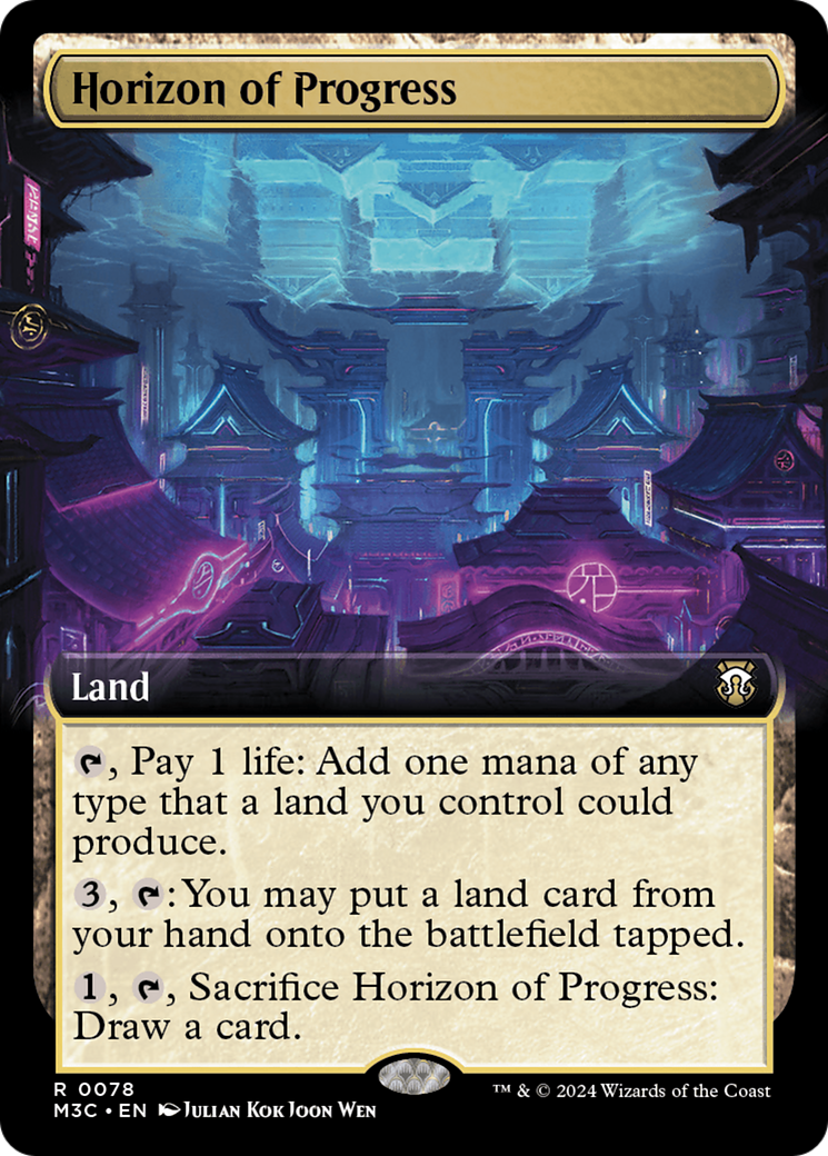 Horizon of Progress (Extended Art) (M3C-078) - Modern Horizons 3 Commander: (Extended Art)