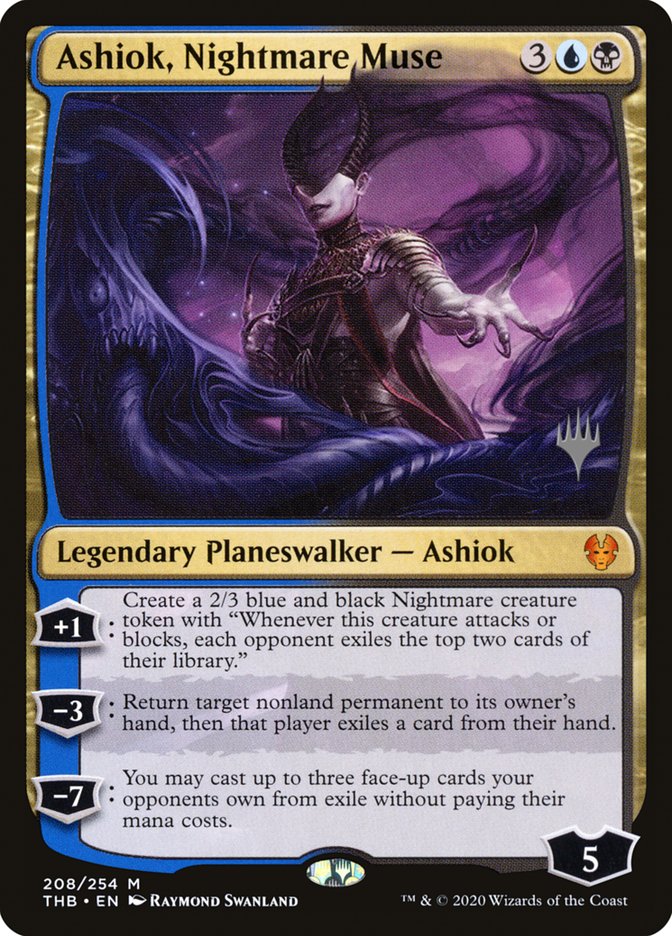 Ashiok, Nightmare Muse (PPTHB-208P) - Theros Beyond Death Promos