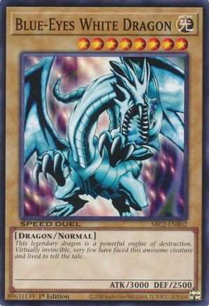 Blue-Eyes White Dragon (SBC2-ENB02) - Speed Duel: Battle City Finals 1st Edition