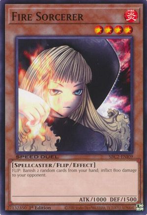 Fire Sorcerer (SBC2-ENI09) - Speed Duel: Battle City Finals 1st Edition