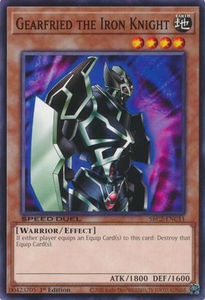 Gearfried the Iron Knight (SBC2-ENC11) - Speed Duel: Battle City Finals 1st Edition