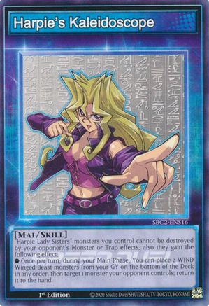 Harpie's Kaleidoscope (SBC2-ENS16) - Speed Duel: Battle City Finals 1st Edition