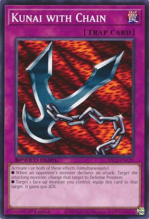 Kunai with Chain (SBC2-ENC20) - Speed Duel: Battle City Finals 1st Edition