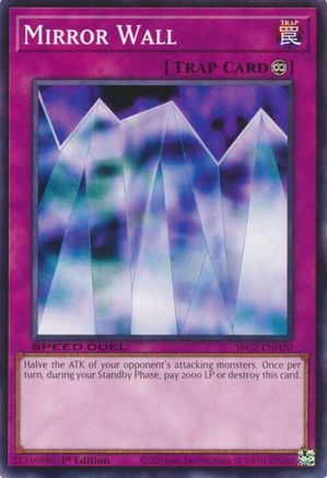 Mirror Wall (SBC2-ENH20) - Speed Duel: Battle City Finals 1st Edition