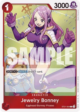 Jewelry Bonney (ST21-004) - Starter Deck EX: Gear 5 Foil